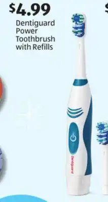Dentiguard power toothbrush with refills