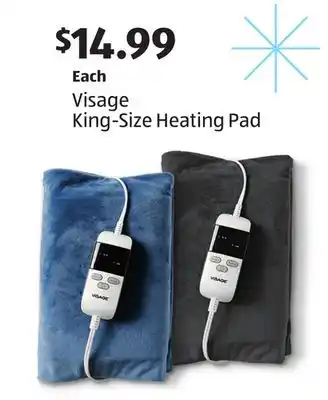 Aldi Visage king-size heating pad offer