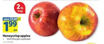 Lidl Honeycrisp apples offer