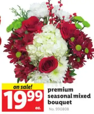 Lidl Premium seasonal mixed bouquet offer