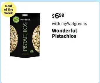 Walgreens Wonderful pistachios offer