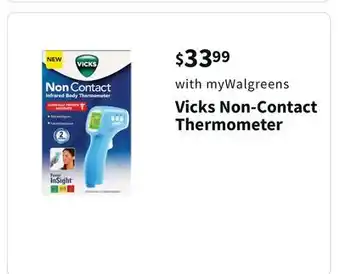Vicks non-contact thermometer
