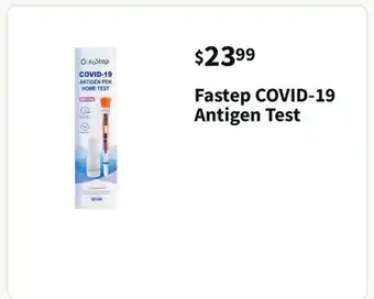 Walgreens Fastep covid-19 antigen test offer