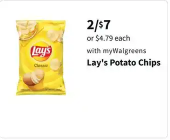 Walgreens Lay's potato chips offer