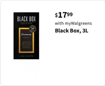 Walgreens Black box, 3l offer