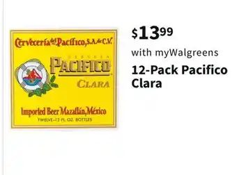 Walgreens 12-pack pacifico clara offer