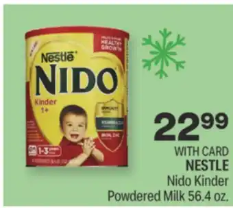 CVS Nestle nido kinder powdered milk 56.4 oz offer