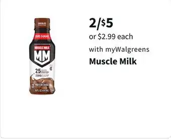 Walgreens Muscle milk offer