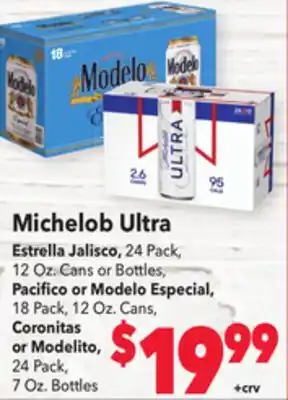 Vallarta Supermarkets Michelob ultra offer