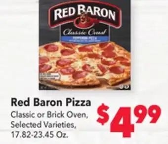 Vallarta Supermarkets Red baron pizza offer