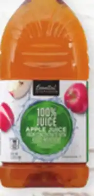 Vallarta Supermarkets Essential everyday 100% apple juice offer