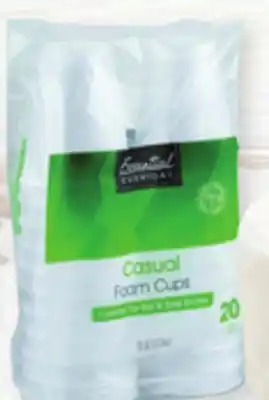 Vallarta Supermarkets Essential everyday foam cups offer