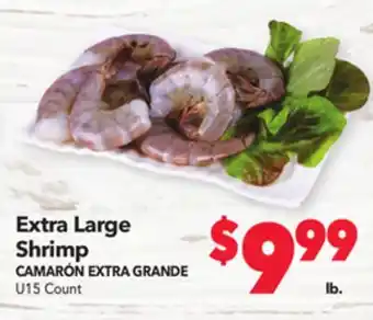 Vallarta Supermarkets Extra large shrimp / camarón extra grande offer