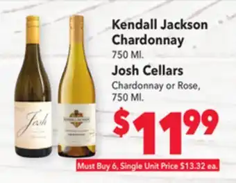 Vallarta Supermarkets Kendall jackson chardonnay offer