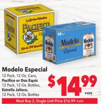 Vallarta Supermarkets Modelo especial offer