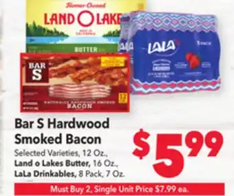 Vallarta Supermarkets Bar s hardwood smoked bacon offer