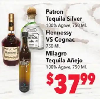 Vallarta Supermarkets Patron tequila silver offer