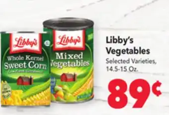 Vallarta Supermarkets Libby's vegetables offer