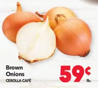 Vallarta Supermarkets Brown onions / cebolla café offer