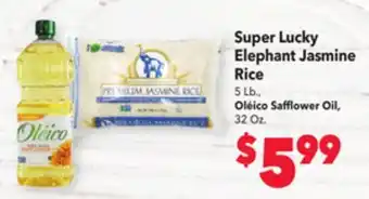Vallarta Supermarkets Super lucky elephant jasmine rice offer