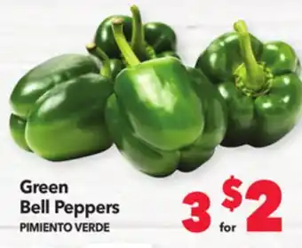 Vallarta Supermarkets Green bell peppers offer