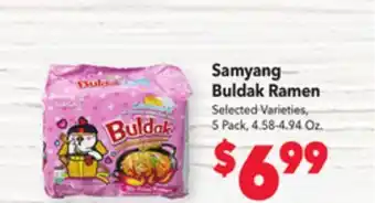 Vallarta Supermarkets Samyang buldak ramen offer