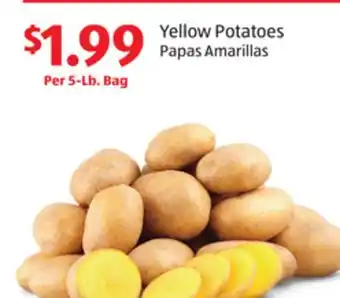 Aldi Yellow potatoes offer