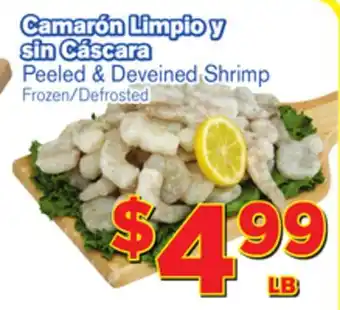 El Super Fresh Peeled & deveined shrimp offer