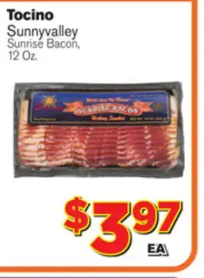 El Super Fresh Sunnyvalley sunrise bacon offer