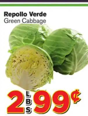 El Super Fresh Green cabbage offer