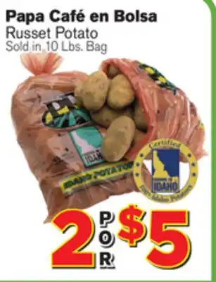 El Super Fresh Russet potato offer