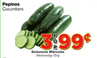 El Super Fresh Cucumbers offer