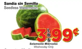 El Super Fresh Seedless watermelon offer