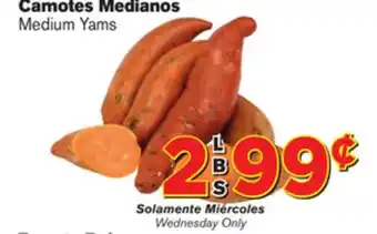 El Super Fresh Medium yams offer