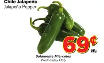 El Super Fresh Jalapeño pepper offer
