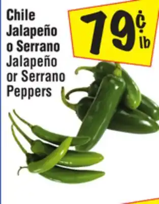 El Super Jalapeño or serrano peppers offer