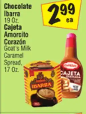 El Super Chocolate ibarra 19 goat's milk offer