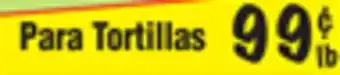 El Super Para tortillas offer