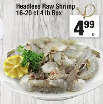 Super King Markets Headless raw shrimp offer