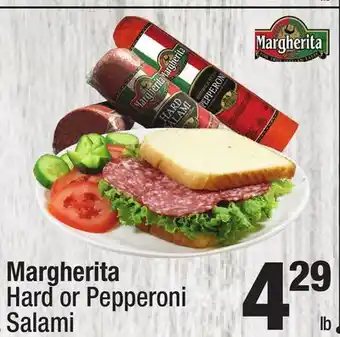 Super King Markets Margherita hard or pepperoni salami offer