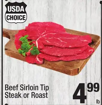 Super King Markets Beef sirloin tip steak or roast offer