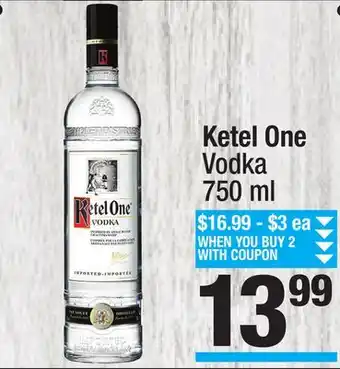 Super King Markets Ketel one vodka offer