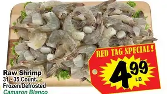 Superior Grocers Raw shrimp offer