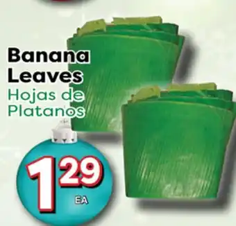Superior Grocers Banana leaves offer