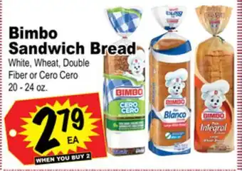 Superior Grocers Bimbo sandwich bread offer