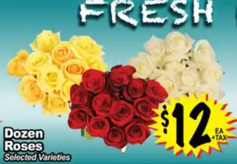 Superior Grocers Dozen roses offer