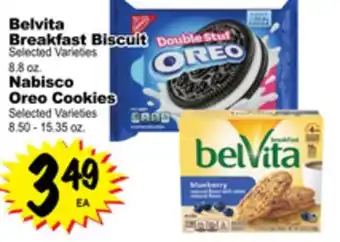 Superior Grocers Belvita breakfast biscuit 8.8 oz. nabisco oreo cookies 8.50-15.35 oz offer