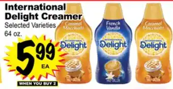 Superior Grocers International delight creamer offer