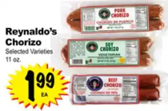 Superior Grocers Reynaldo's chorizo offer
