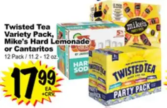 Superior Grocers Twisted tea variety pack, mike's hard lemonade or cantaritos offer